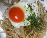 簡単　焼うどん目玉焼きのせ作り方5写真