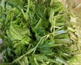 牛肉とアスパラガスと水菜炒め　60作り方1写真