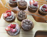 米粉で作るカップショコラシフォンケーキ作り方9写真