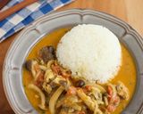 サバ缶としめじのココナッツミルクカレー作り方6写真
