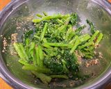 菜花の簡単胡麻和え作り方5写真