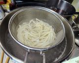 圧力鍋で乾麺がモチモチうどんに作り方6写真