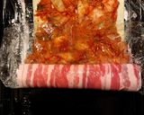 ○キムチとチーズの豚バラ巻き作り方3写真