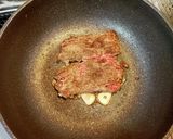 お肉たっぷりひき肉ステーキのピラフ作り方4写真