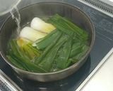 葉玉ねぎのくたくた煮&ごまソース★動画作り方11写真