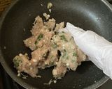 ワンパン鶏ミンチとえのきのハンバーグ作り方5写真