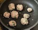 ワンパン鶏ミンチとえのきのハンバーグ作り方8写真
