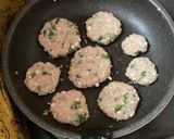 ワンパン鶏ミンチとえのきのハンバーグ作り方9写真