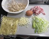 スタミナネギソース焼きそば作り方1写真