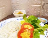 型抜き後の人参たまチー詰め焼き作り方12写真