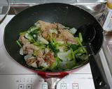 ♡豚肉とカブの炒め物♡作り方3写真