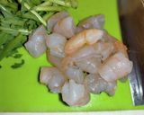 春菊と海老のかき揚げ作り方2写真