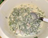 春菊と帆立のかき揚げ作り方4写真