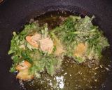 春菊と帆立のかき揚げ作り方5写真