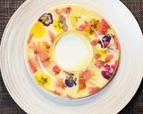 ババロア(桜と華)エディフルフラワー　②作り方5写真