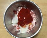 超簡単♪♪タバスコけちゃっぷ炒め♪♪作り方1写真