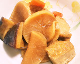 たくあん のごま油と麺つゆの炒め煮作り方4写真