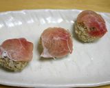 生ハムおにぎり　おもてなし、お花見弁当作り方3写真