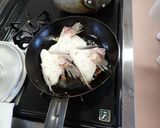 鯛かまの甘酢あんかけ作り方3写真