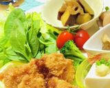 鶏肉料理・チキンカツメインの夕飯メニュー作り方5写真