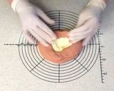 バンズ型で焼く♪桜あんぱん作り方8写真