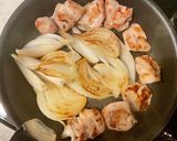 鶏肉と新玉ねぎの塩炒め作り方3写真
