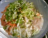 ヘルシー♪豆腐お好み焼き作り方3写真