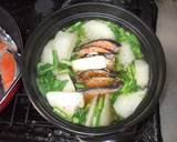 塩鮭かぶの鍋♪お腹のハリに簡単薬膳鍋作り方7写真