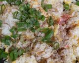 焦がし醤油のマヨかにかまチャーハン作り方3写真