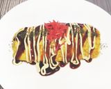 超簡単！豚バラと余った野菜でとん平焼き！作り方10写真