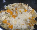 リメイク！筑前煮で鶏釜風炊き込みご飯作り方3写真