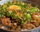 そぼろ風豚バラ大根丼作り方5写真