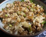 そぼろ風豚バラ大根丼作り方7写真