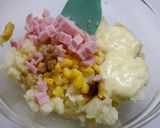 超簡単！ポテトサラダ　ハムコーン作り方4写真