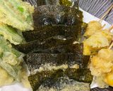 スナップエンドウ・のり・銀杏の天ぷら作り方6写真
