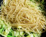 素材がうまい春野菜たっぷりぺぺロンチーノ作り方5写真