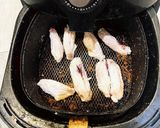 ノンフライヤーとすき焼きのたれ甘辛手羽中作り方2写真