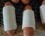 チーズとろりミニアメリカンドッグ♪作り方2写真