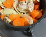 鶏の肉じゃが味作り方1写真