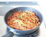 パンチェッタで、濃厚な【大人味ナポリタン作り方7写真