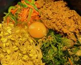 お鍋で石焼き風ビビンパ!作り方4写真