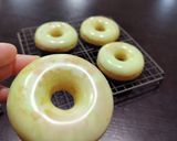 焼きドーナツ=チョコかけ♡作り方13写真