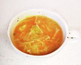 えのきとせん切り野菜の塩麹スープ作り方5写真