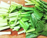 レンジで❀小松菜と きのこの ポン酢和え作り方1写真