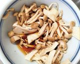 レンジで❀小松菜と きのこの ポン酢和え作り方4写真