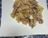新タマネギと豚バラの甘辛炒め作り方7写真