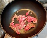 牛肉のステーキソース焼きそば作り方2写真