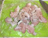 豚とろ茄子ピーマン甘味噌炒め作り方1写真