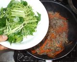 三つ葉牛肉炒め♪免疫力虚弱に簡単薬膳作り方6写真