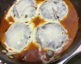 我が家の煮込みチーズハンバーグ作り方4写真